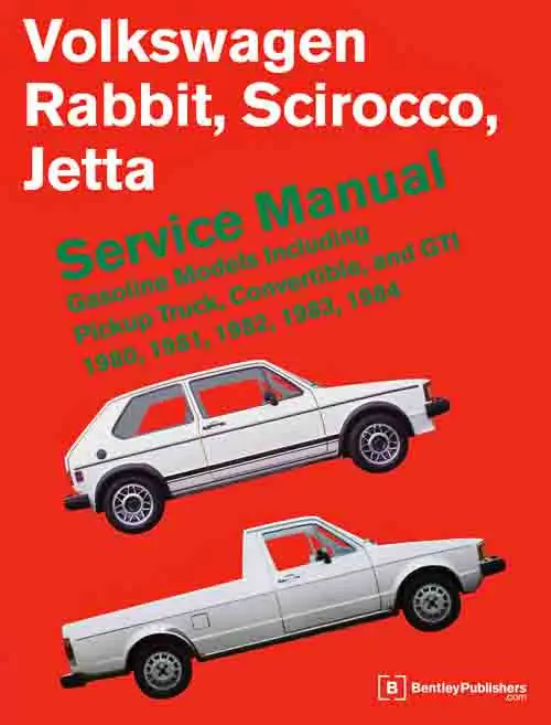 Bentley Repair Manual - Vw Mk1 Rabbit/Scirocco 80-84 1