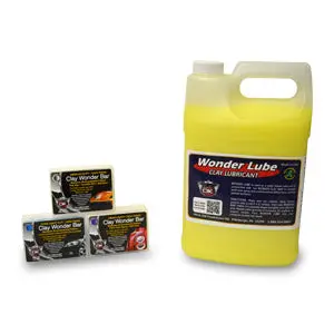 Car Detailing Clay Bars (3) One Of Each W/Wonder Lube 1