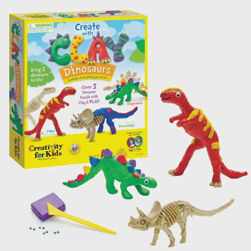 Create With Clay Dinosaurs - Diy Craft For Kids 1