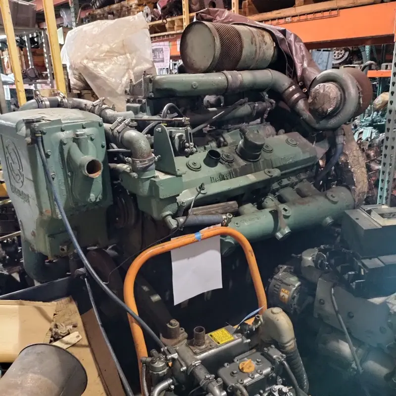 Detroit Diesel 12V71-Ti  High Profile 650 Hp. Marine Diesel Bobtail Engine  Used 1