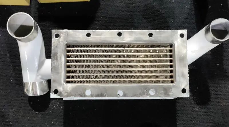 Detroit  Diesel Intercooler  8V71/92 P/N 8542182, 23506671 S/S, Cupronickel Core 1