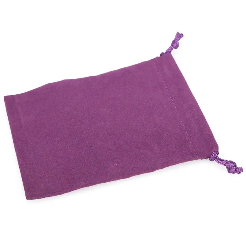 Dice Bag: Small Suede Cloth Purple 1