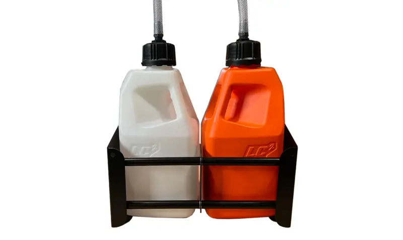 Dual Fuel Jug Rack - Floor Mount 1