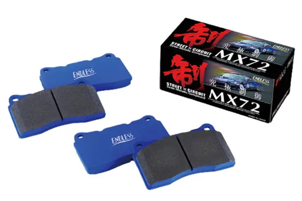 Endless Brake Pads Full Set Type Mx72 - Silvia S14 S15 ##231221157 1