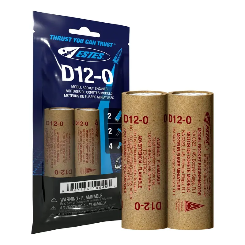 Estes Rockets D12-0 Engines 1