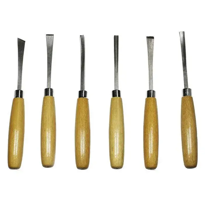 Excel Beginners 6 Piece Woodcarving Chisel Set 56011 1