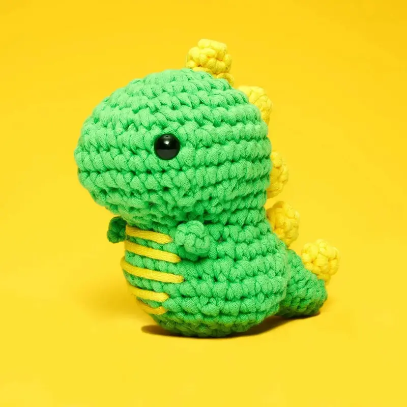Fred The Dinosaur Beginner Crochet Kit 1