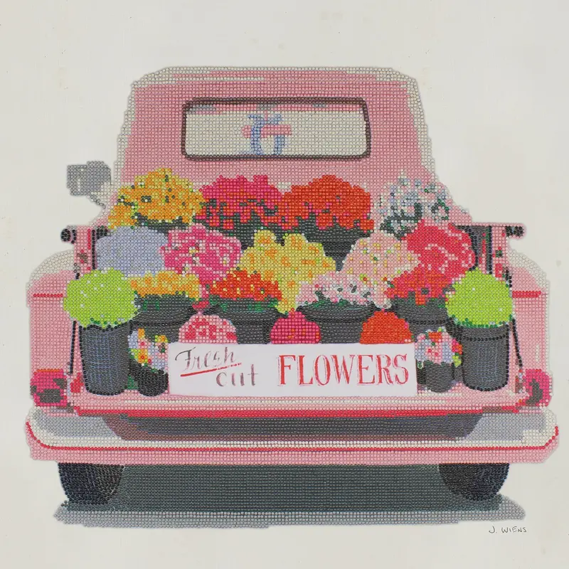 Fresh Cut Flowers Diamond Painting Kit 1
