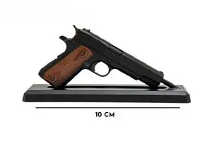 Goa1911-Black  1/2.5 Scale Die Cast 1911 Model Pistol, Black 1