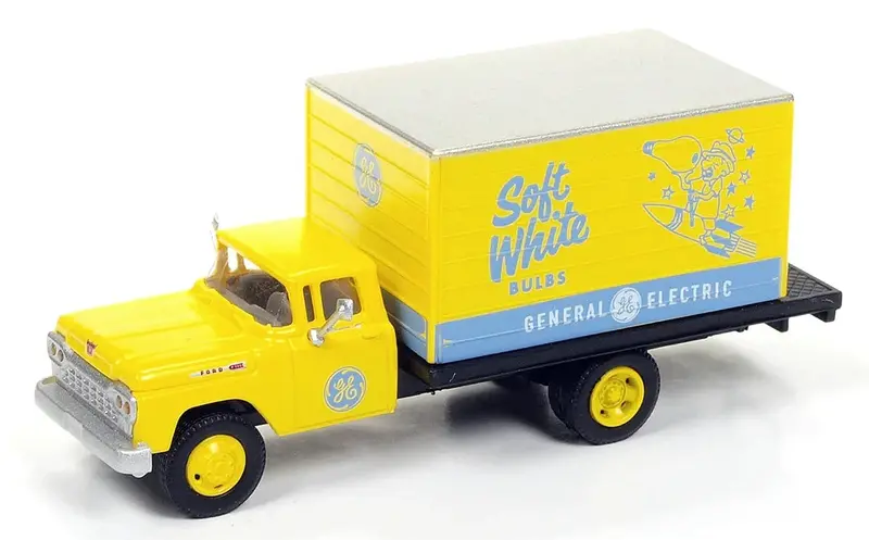 Ho Scale Classic Metal Works 1960 Ford Box Truck, General Electric 30484 1