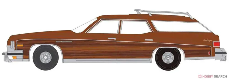Ho Scale Classic Metal Works 1975 Buick Estate Wagon (Bittersweet) 30625 1