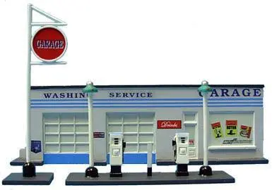 Ho Scale Gas Station 1
