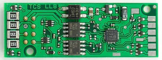 Ho Train Control Systems Ll8 8-Function Direct-Plug Decoder 1343 1