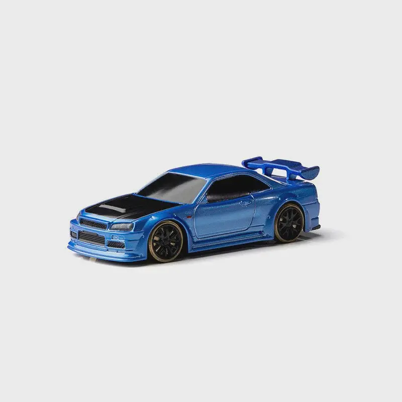 Hp0170.0054-Blu C64 1:76 Drift Car - Blue 1