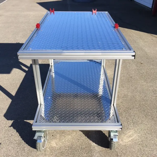 Im Hq Stacker Kart Stand - Checkerplate Addon 1
