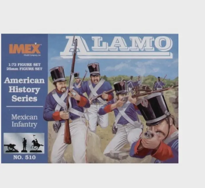 Imx-510	1/72 Alamo Mexican Infantry (46, 1 Horse) 1
