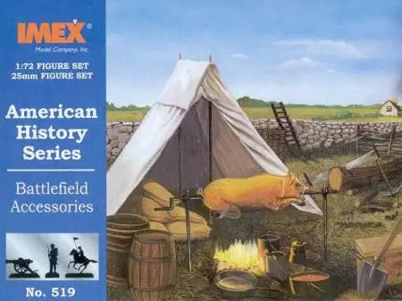 Imx-519	1/72 Battlefield Accessories Set (Logs, Ladders, Shovels, Axe, Fences, Tent, Etc.) 1