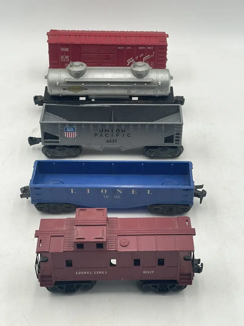 Lionel Rolling Stock Set Of 5: Gondola/Box Car/Tanker/Hopper/Caboose 1
