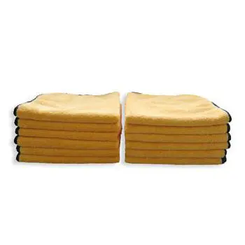 Microfiber Super Towel 16" X 16" - Yellow 1