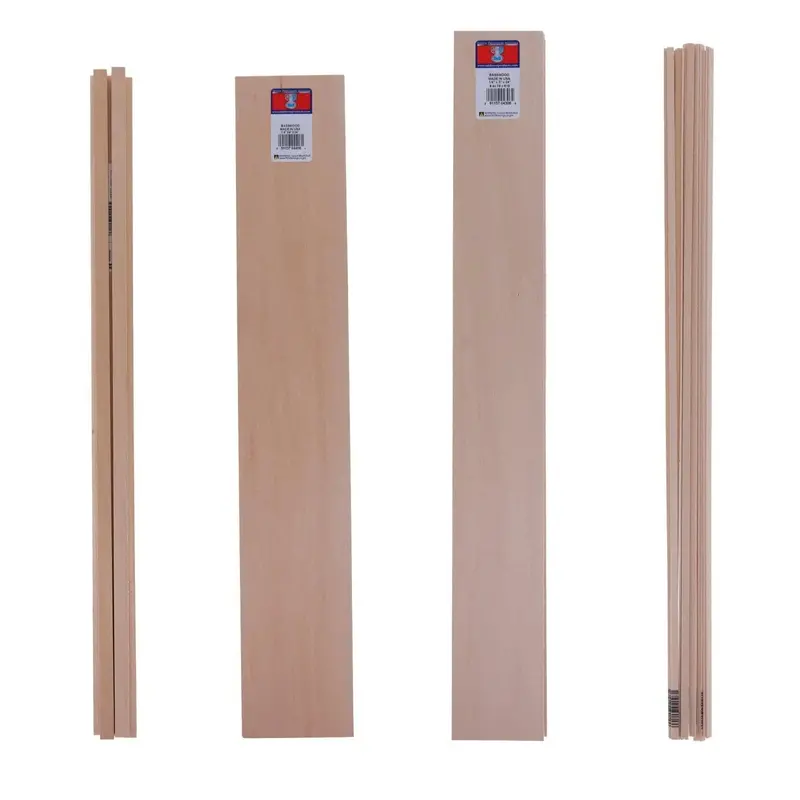 Midwest Products Basswood 5/32"X5/32"X24" Strips 1