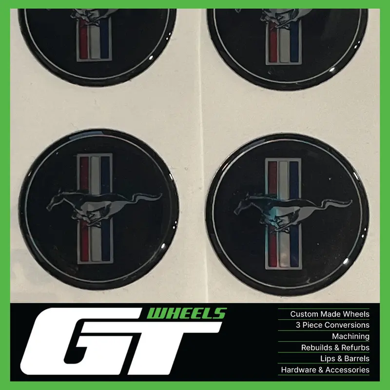 Mustang 45Mm Resin Decal 1