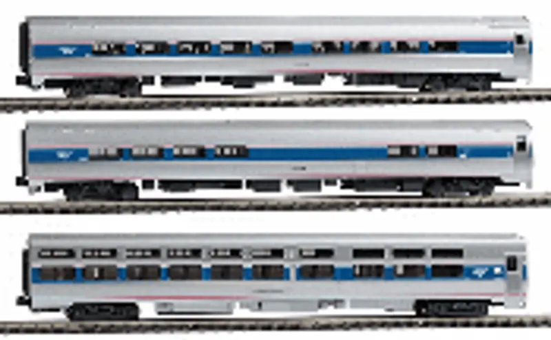 N Kato Amfleet Viewliner Intercity Express Phase Vi 3-Car Set 1066286 1