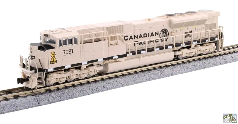 N Kato Sd70acu Canadian Pacific #7021 (Beige) For Analog/Dc 176-8542 1