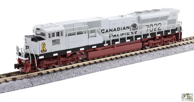 N Kato Sd70acu Canadian Pacific #7022 (Navy) For Analog/Dc 176-8543 1