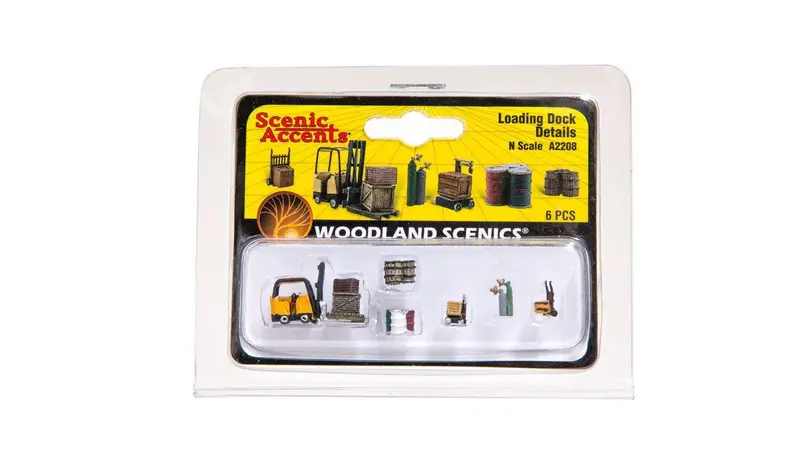 N Scale Woodland Scenics Loading Dock Details 1