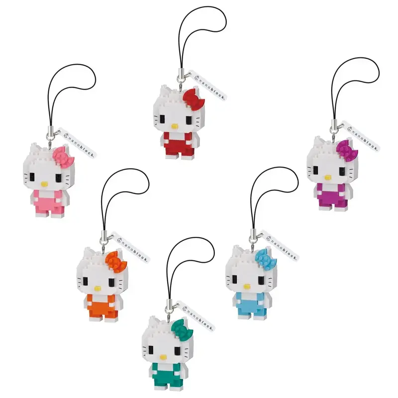 Nanoblock Sanrio Hello Kitty Blind Box Key Chain (12Pcs) 23622 1