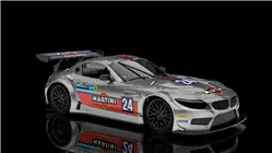 Nsr0600sw Bmw Z4 Gt3 Martini Racing Livery Grey #24 Sw Shark 25K Evo 1