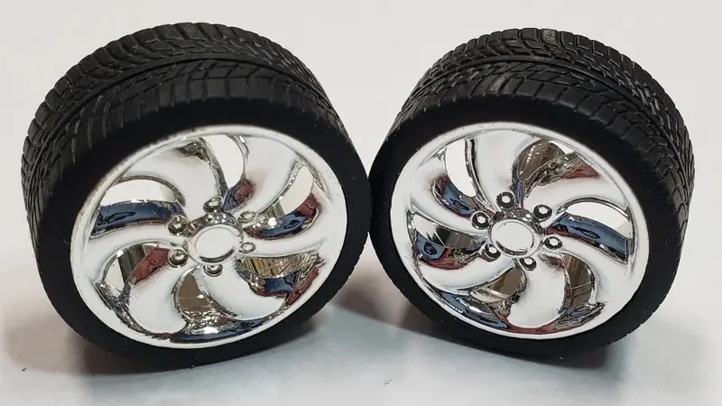 Pegasus “Cyclones” Chrome Rims With Tires 1218 1