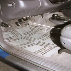 Plastic Carpet Protectors - 4 Mil - 24" Perforation 1