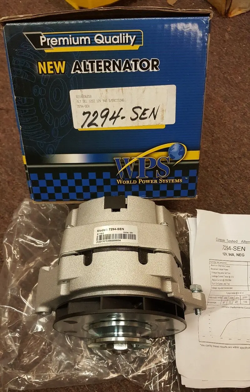 Premium Quality " New "  Alternator  # 7294-Sen 1