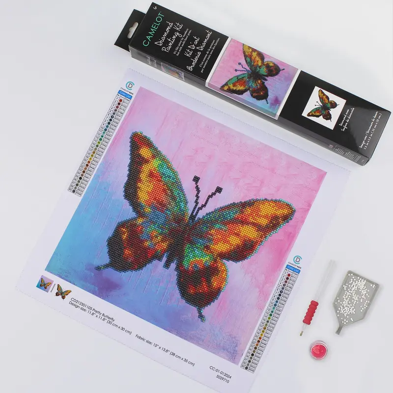 Pretty Butterfly Diamond Painting Kit 1