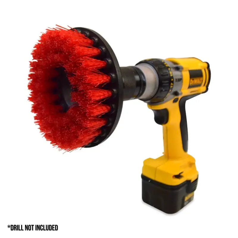 Red 5" Drill Brush - Heavy Duty 1