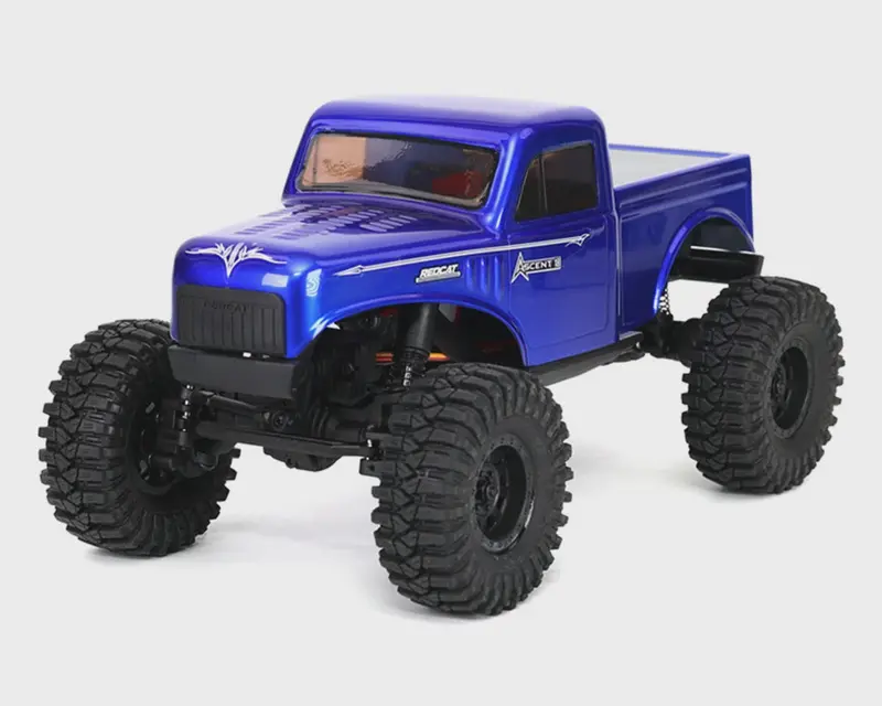 Rer43481 Redcat Ascent-18 1/18 4Wd Rtr Brushed Rock Crawler (Blue) W/2.4Ghz Radio, Battery & Charger 1
