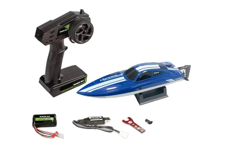 Rgrb1132	Lightwave Electric Micro Rtr Boat; Blue 1