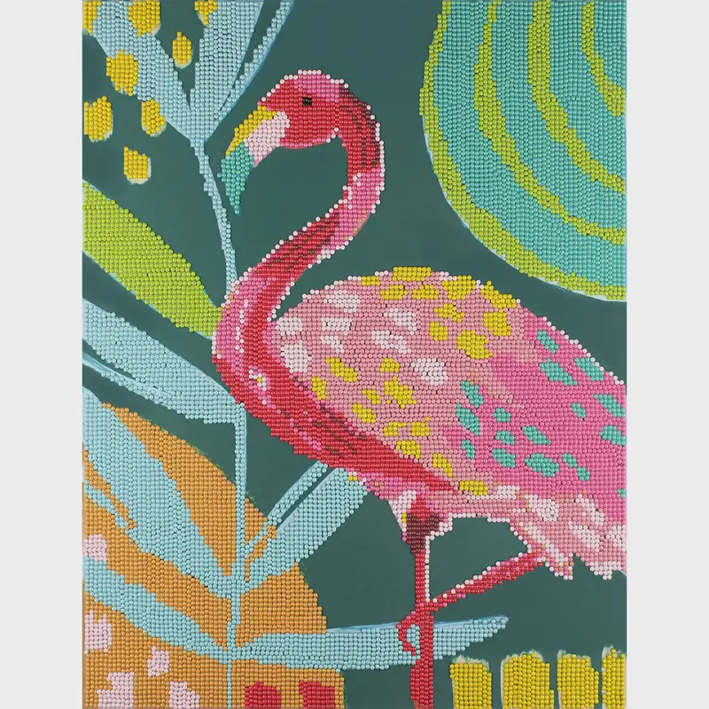 Safari Flamingo Diamond Painting Kit 1