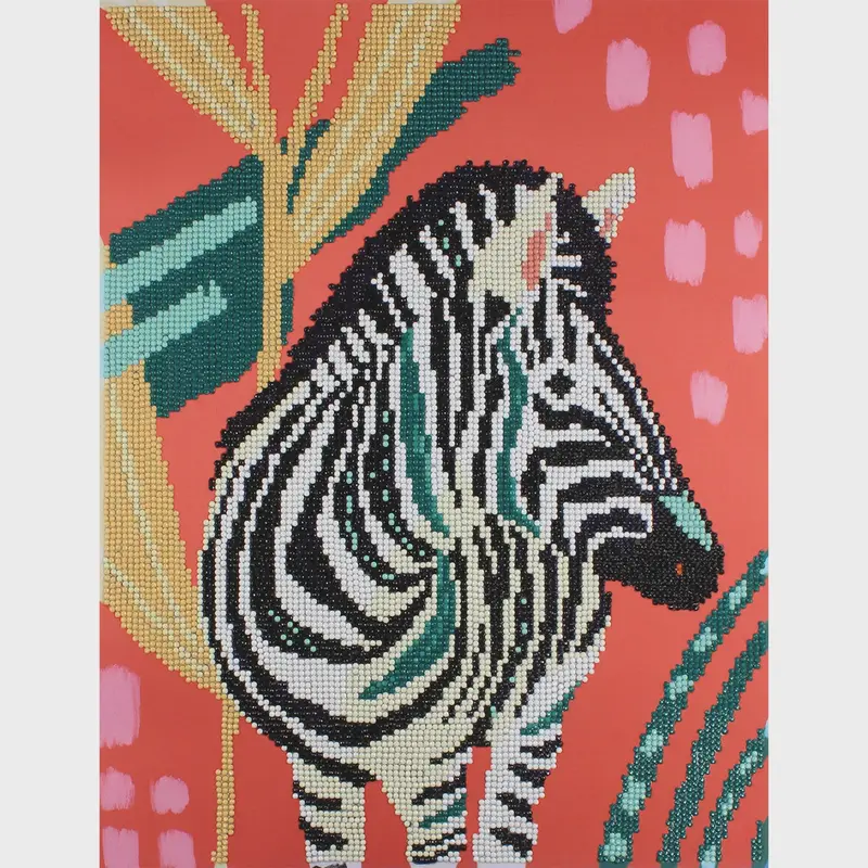 Safari Zebra Diamond Painting Kit 1