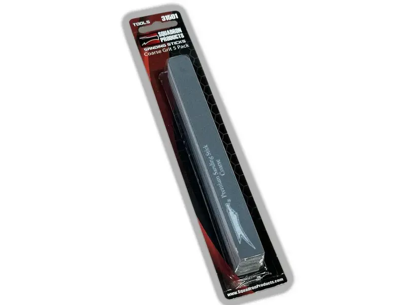 Squadron Tools Sanding Stick Coarse Grit (Black) 5Pk - 31501 1