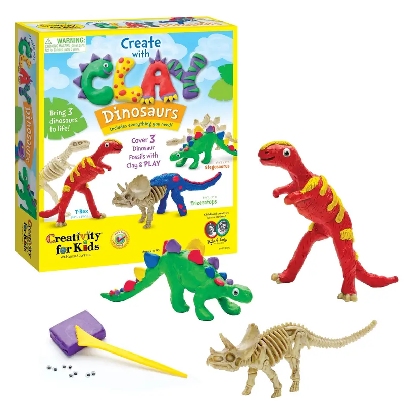 Summer Workshop- Clay Dinosaurs (Ages 5 To 9) Advance Registration Required 1