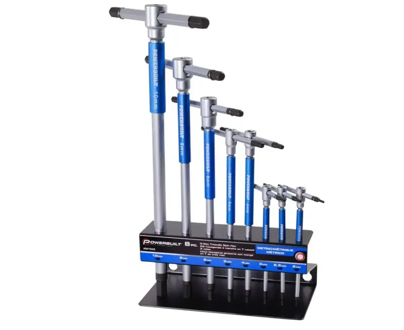 T-Handle Allen Wrench Set - 8 Pieces 1