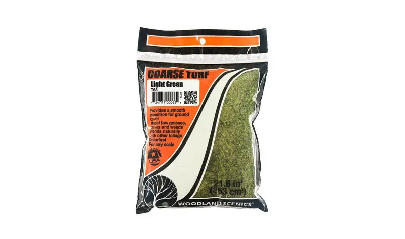 T63 Coarse Turf Light Green Bag 1