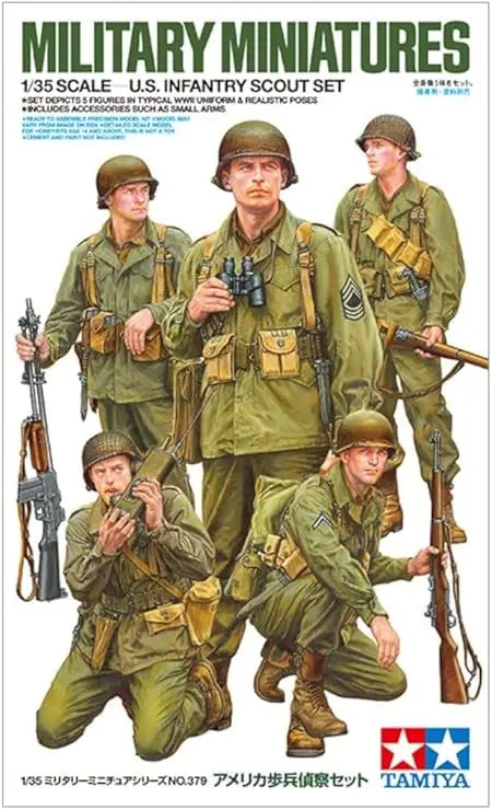 Tam-35379	1/35 Wwii Us Infantry Scout Soldiers (5) 1