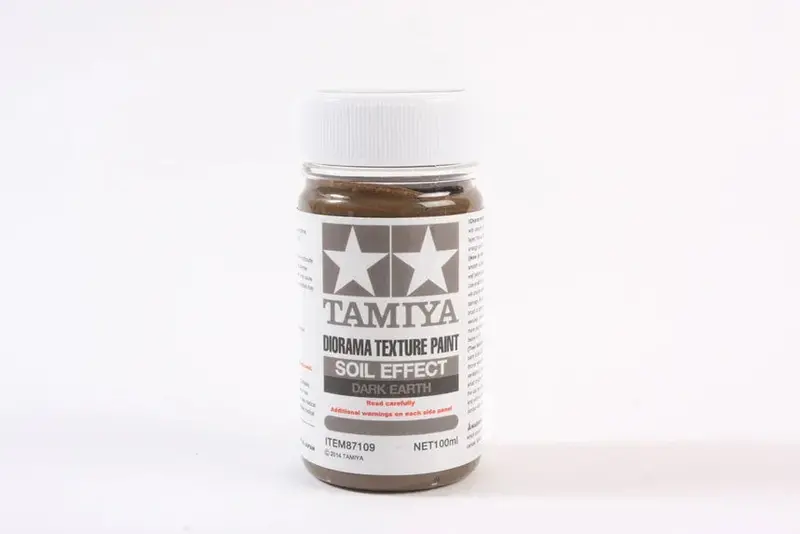 Tamiya Diorama Texture Paint 100Ml - Soil Effect: Dark Earth 87109 1