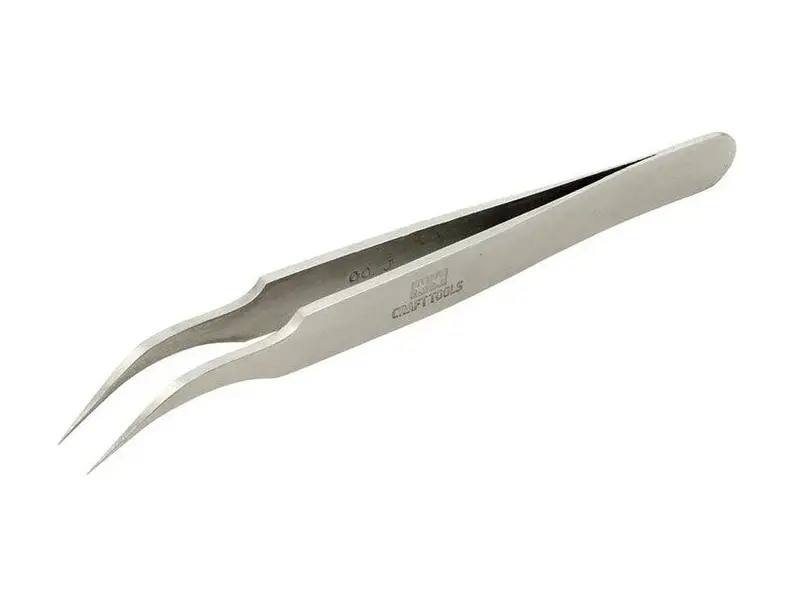 Tamiya Hg Angled Tweezers 74047 1