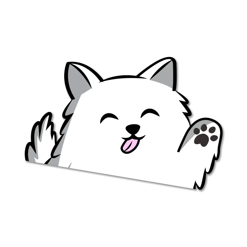 Taro Peeker Sticker 1