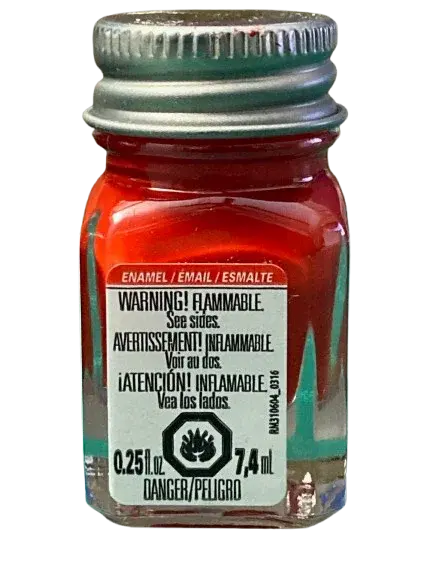 Testors Gloss Red Enamel Paint 1103 1