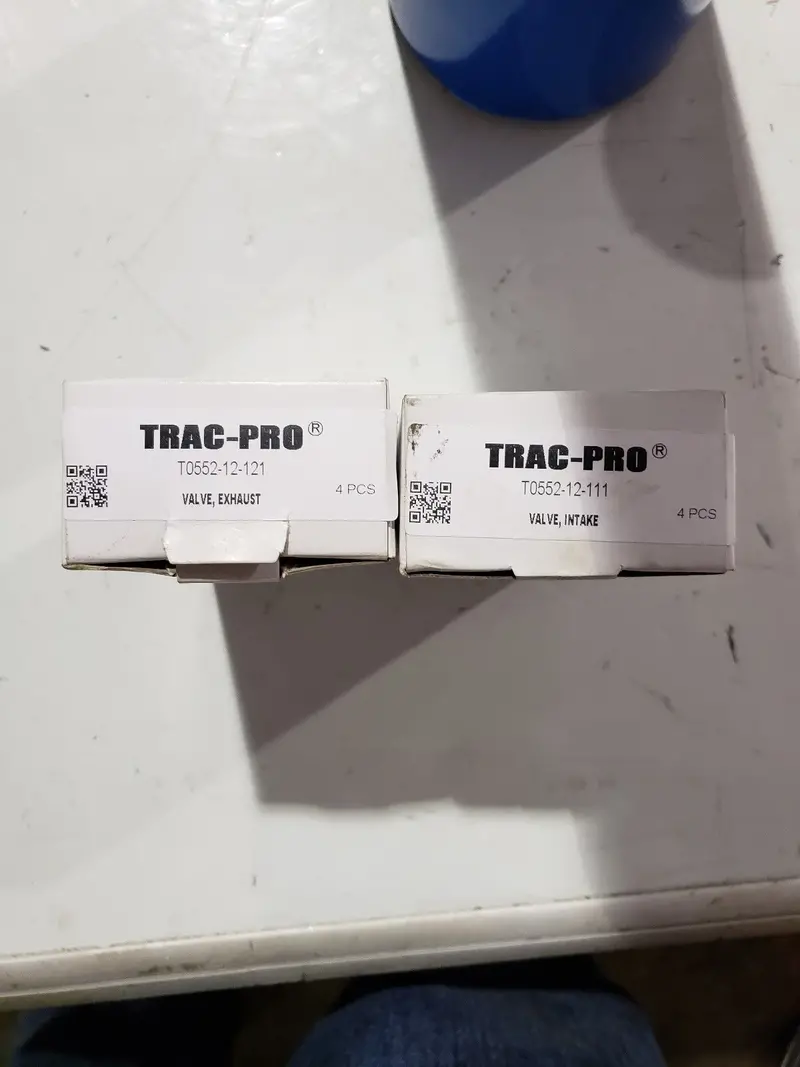 Trac-Pro 4Cyl. Valve Set T0552-12-111 For Mazda Industrial Engine / Fork - Lift 1